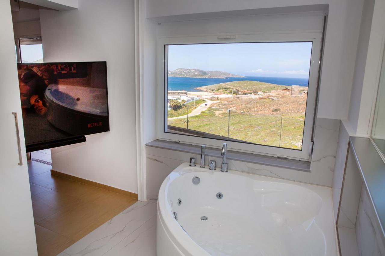 Komfort City Apartment "Elias" Mit Meerblick In Lavrio Zewnętrze zdjęcie
